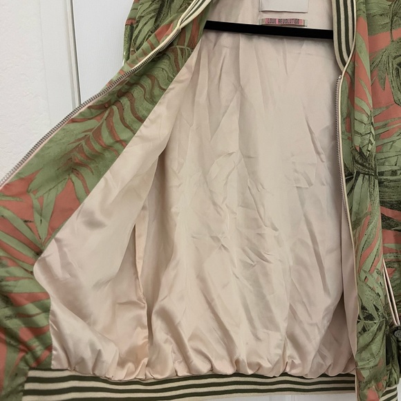 Scotch & Soda Multicolor Tropical Palm Bomber Jacket - Picture 4 of 5